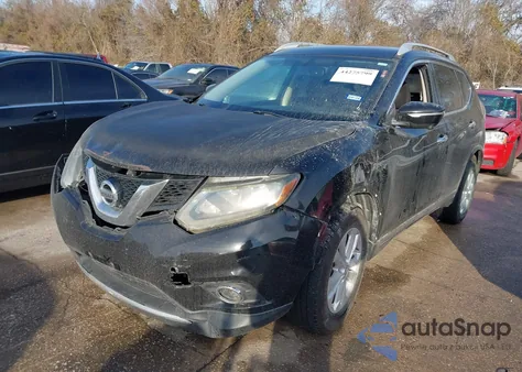 2014 Nissan Rogue Sv from USA, damaged, VIN 5N1AT2MT3EC752241